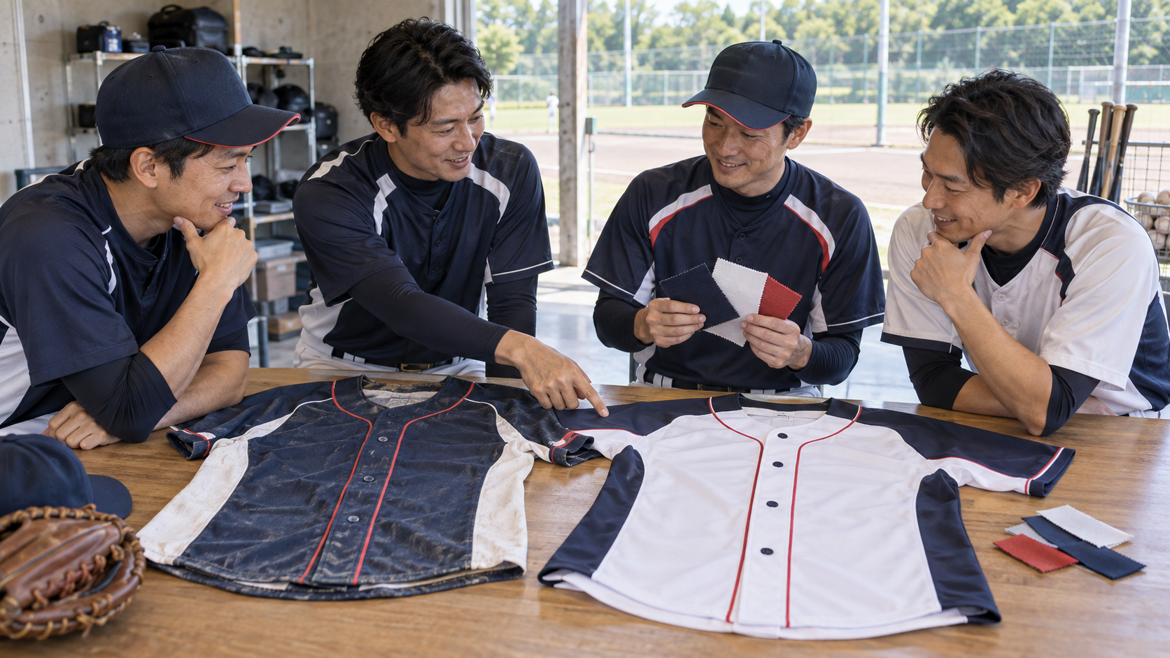 チームらしさを残す野球ユニフォーム刷新｜デザインリニューアルの進め方
